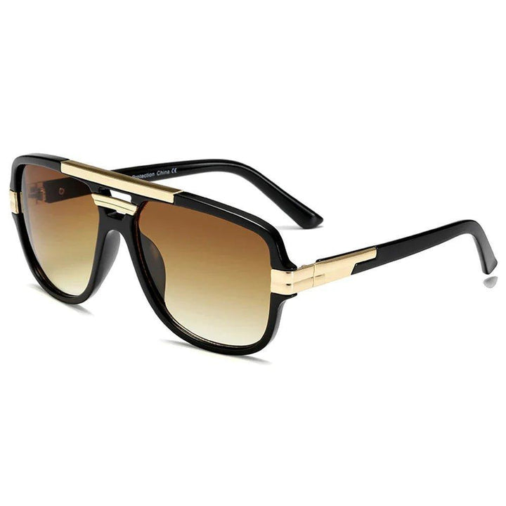 Matthew | Sunglasses Aviator Square Frame Gradient Lens UV400