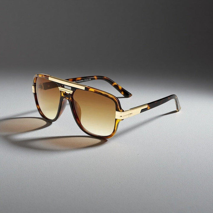 Matthew | Sunglasses Aviator Square Frame Gradient Lens UV400