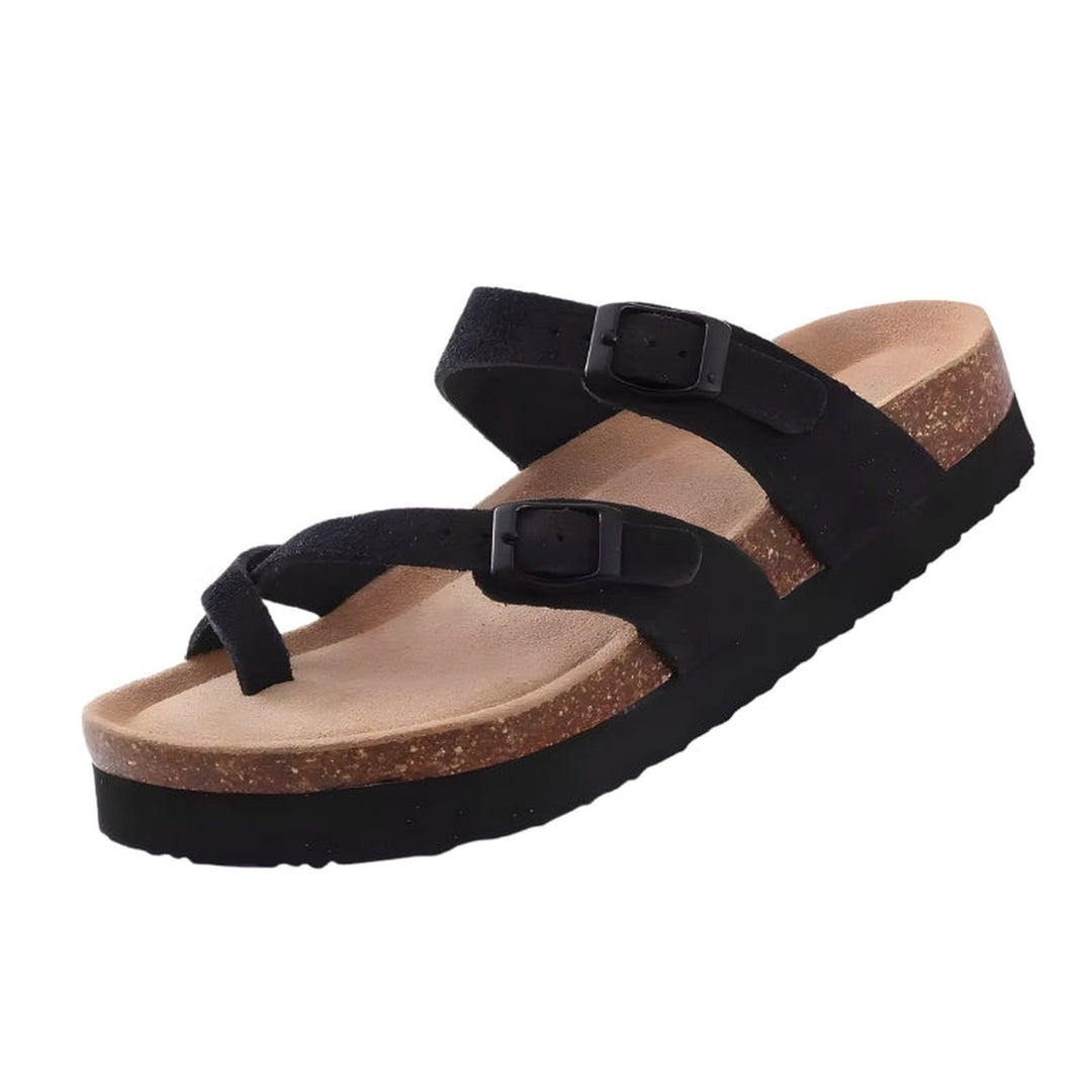 Maya | Women's Dual Strap Buckle Espadrilles Sandals