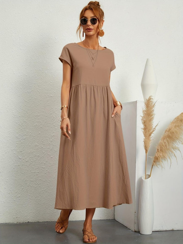 Maya | Women's Summer Casual Midi Pocket Dress