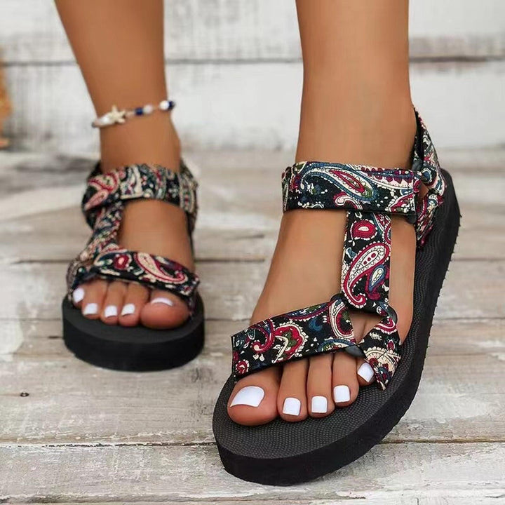 Megan | Women's Colorful Strap Lightweight Casual Sandals