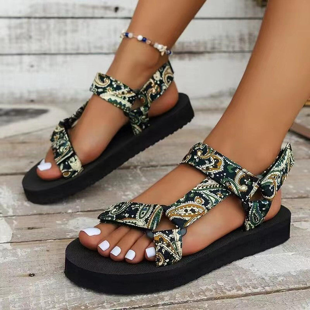 Megan | Women's Colorful Strap Lightweight Casual Sandals