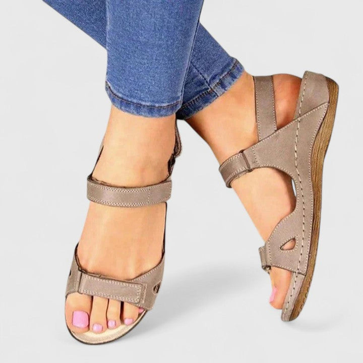 Mia | Women Orthopedic Strap Flat Casual Sandals