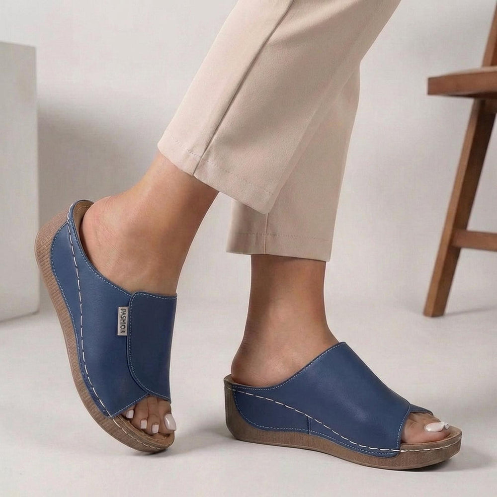 Michelle | Women Orthopedic Platform Slip On Sandals