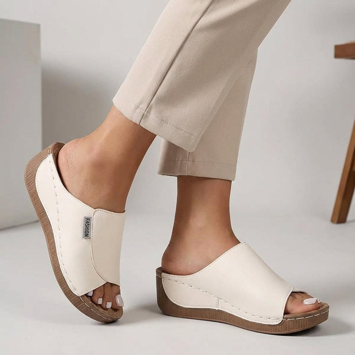 Michelle | Women Orthopedic Platform Slip On Sandals