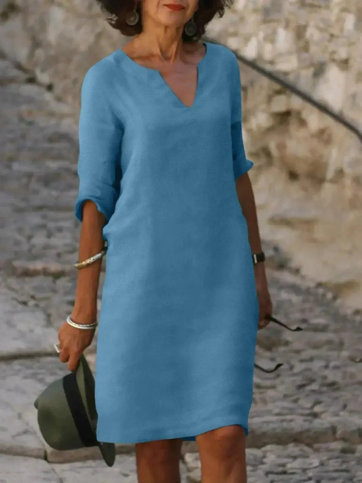 Morgan | Women's Summer Midi Three Quarter Sleeve Dress