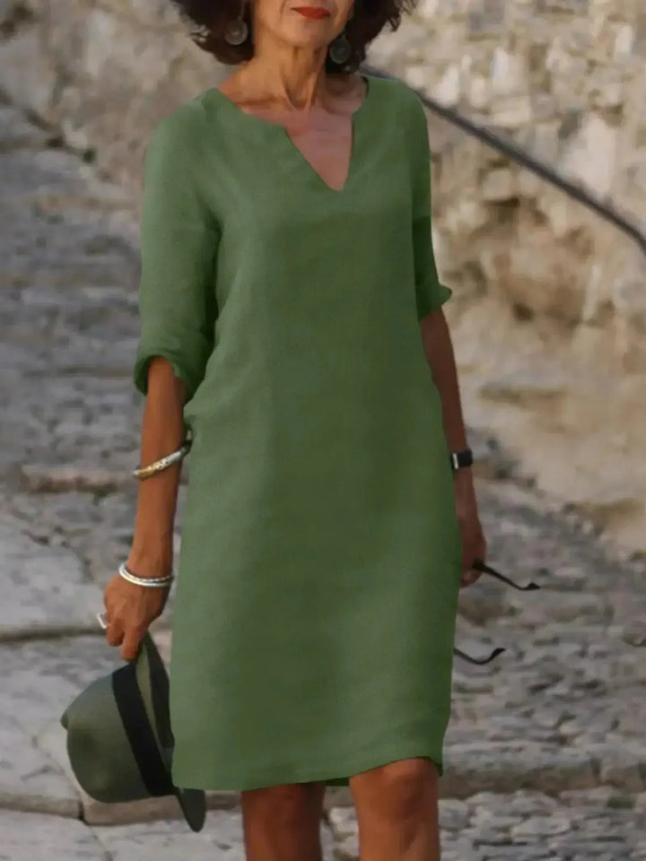 Morgan | Women's Summer Midi Three Quarter Sleeve Dress