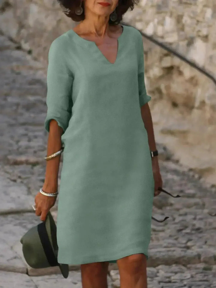 Morgan | Women's Summer Midi Three Quarter Sleeve Dress