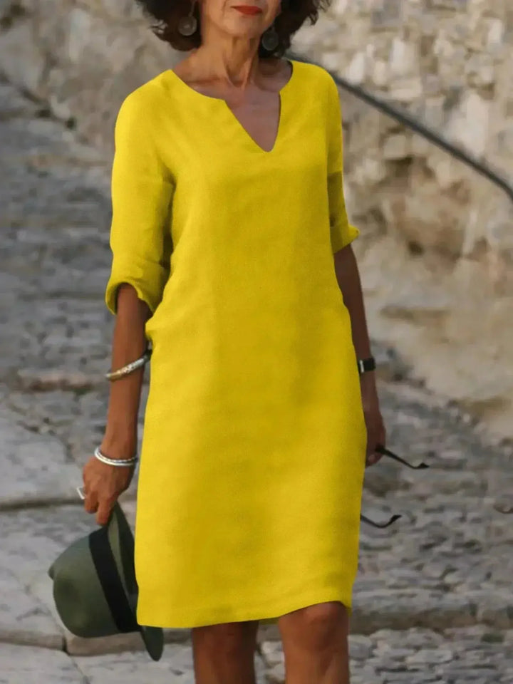 Morgan | Women's Summer Midi Three Quarter Sleeve Dress