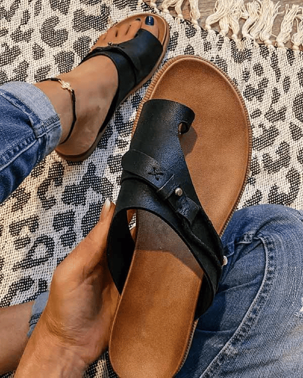 Morgan | Women's Vintage Cross Strap Espadrilles Sandals