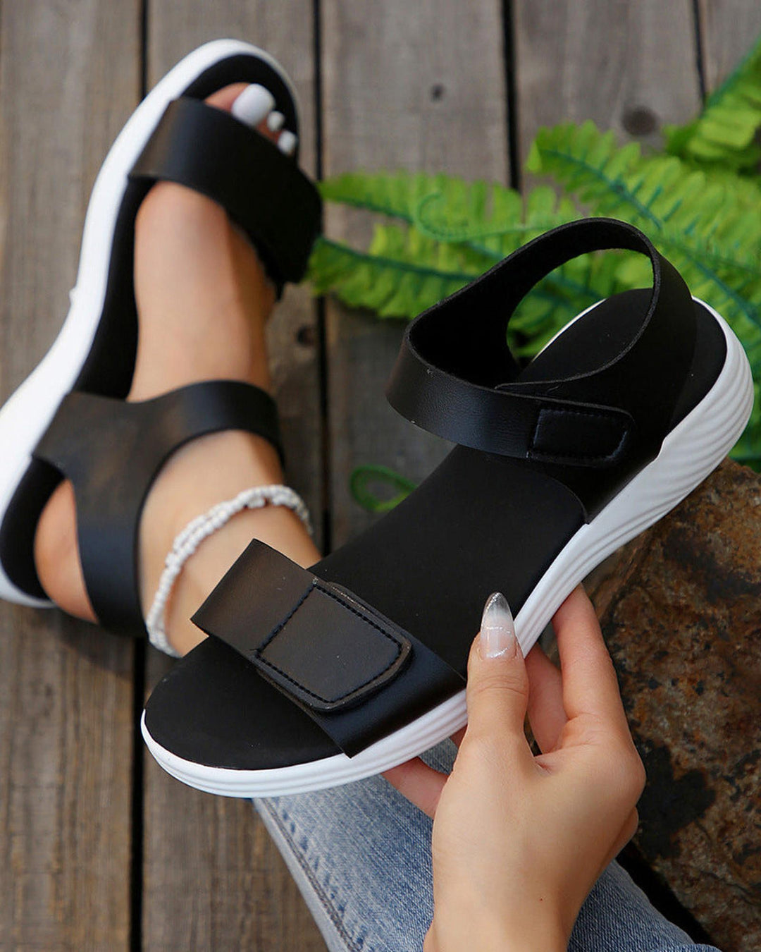 Natalie | Women's Modern Comfort Strap Espadrilles Sandals