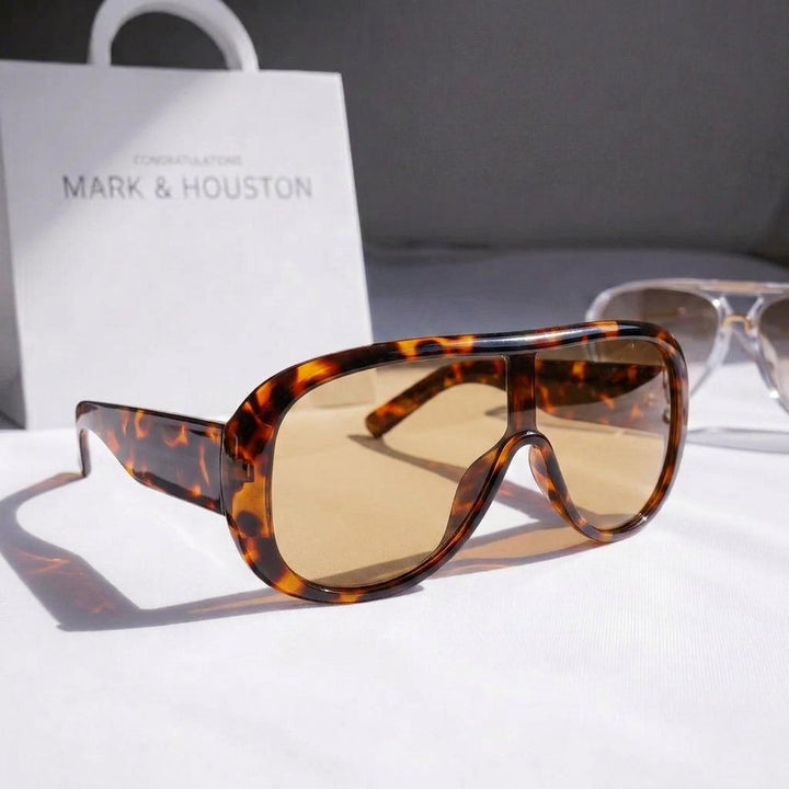 Olivia | Sunglasses Retro Aviator Style UV400 Protection Tortoiseshell