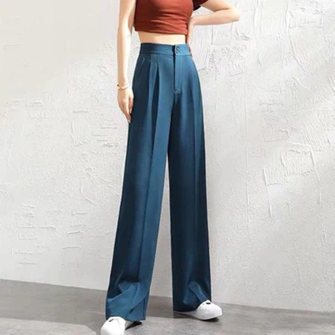 Penelope | Linen Wide Leg Pants High Waisted Breathable Lightweight