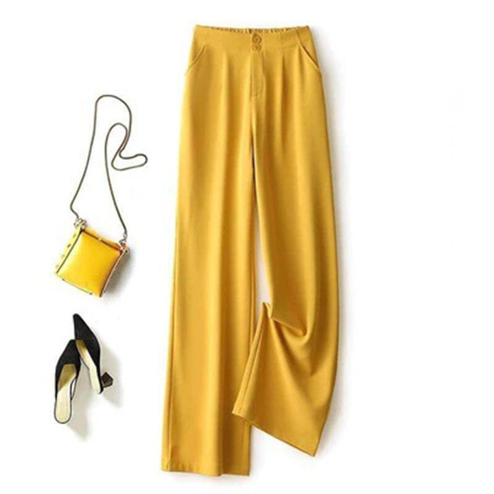 Penelope | Linen Wide Leg Pants High Waisted Breathable Lightweight