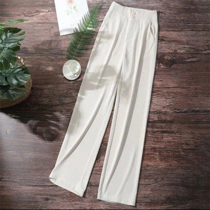 Penelope | Linen Wide Leg Pants High Waisted Breathable Lightweight