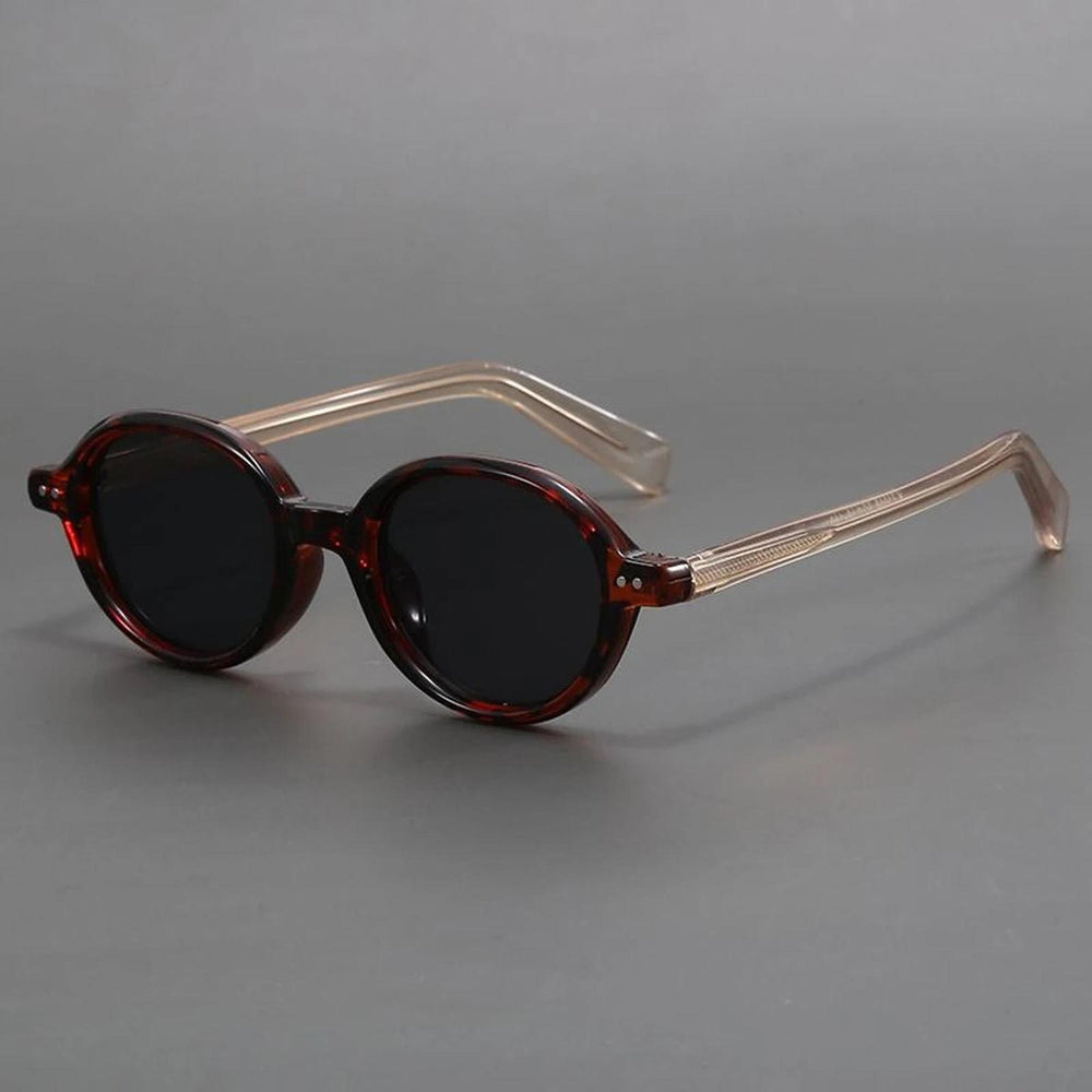 Penelope | Sunglasses Oval Acetate Polarized TR90 Arms Green Lenses