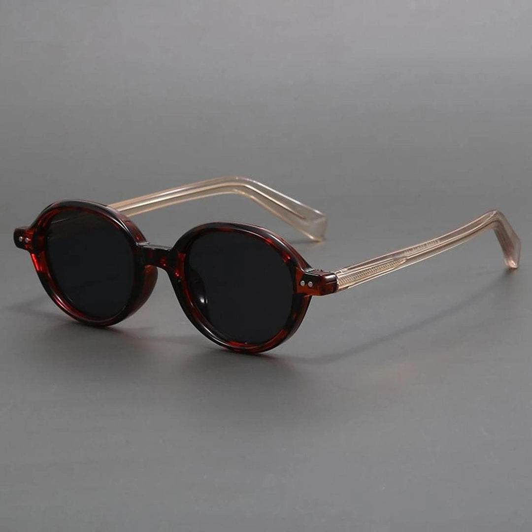 Penelope | Sunglasses Oval Acetate Polarized TR90 Arms Green Lenses