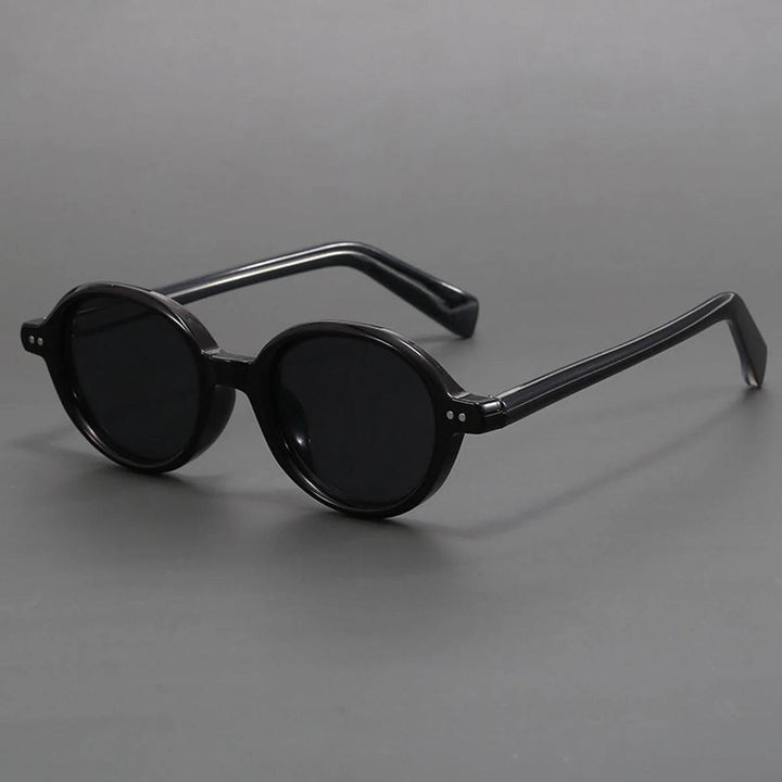 Penelope | Sunglasses Oval Acetate Polarized TR90 Arms Green Lenses