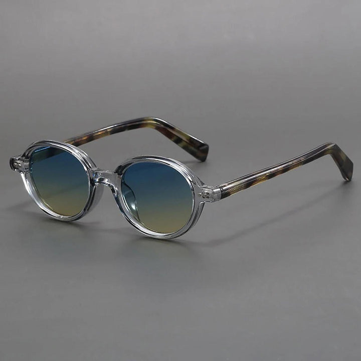 Penelope | Sunglasses Oval Acetate Polarized TR90 Arms Green Lenses