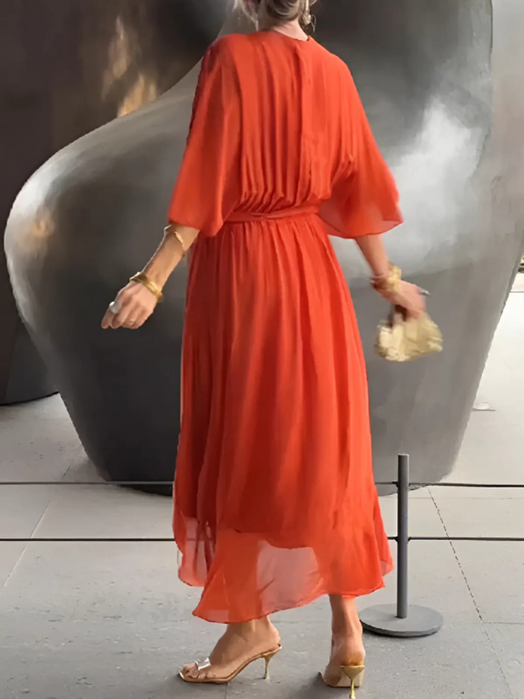 Penelope | Women's Summer Wrap Midi Evening Party Dress
