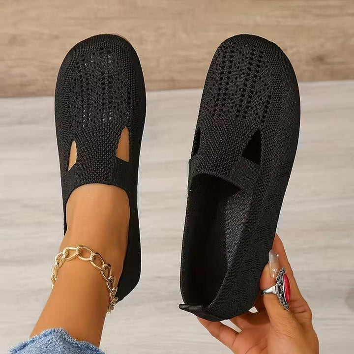 Peyton | Women's Breathable Knit Espadrilles Comfort Flats