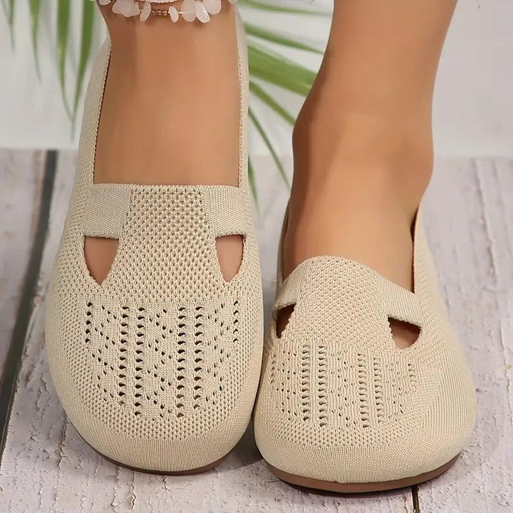 Peyton | Women's Breathable Knit Espadrilles Comfort Flats