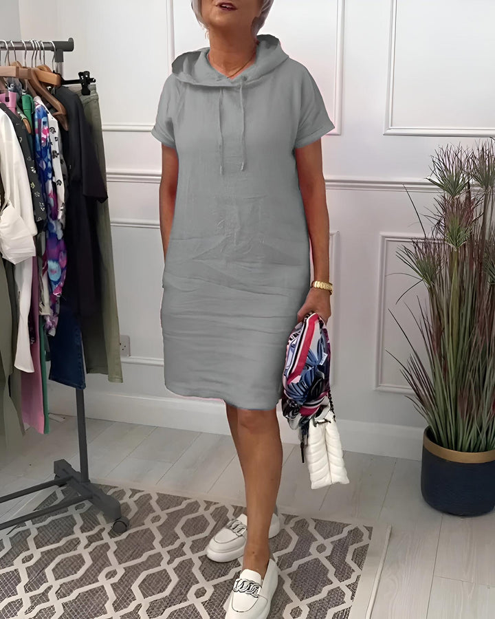 Peyton | Women's Casual Hoodie Mini Summer Dress