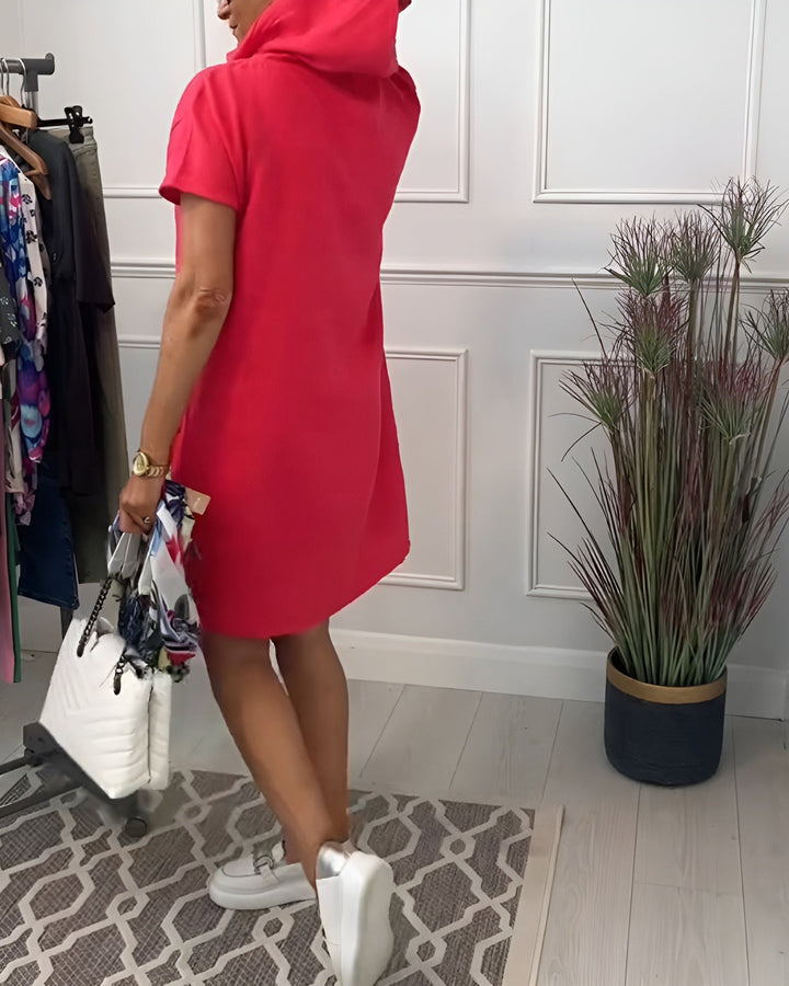Peyton | Women's Casual Hoodie Mini Summer Dress