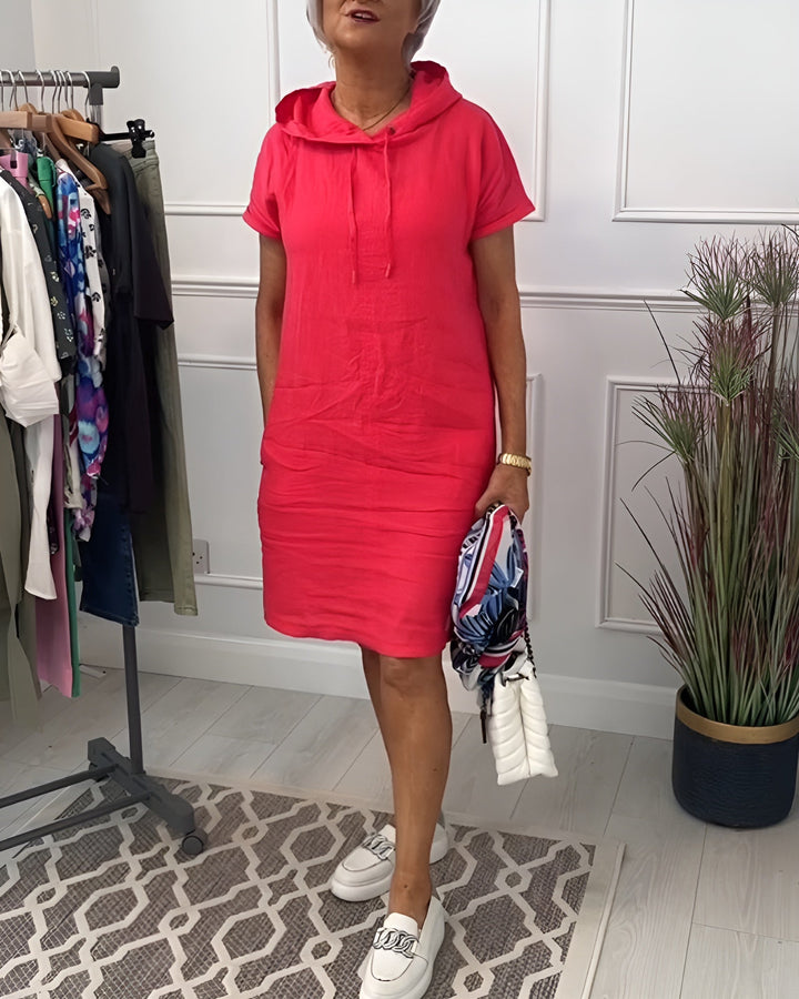Peyton | Women's Casual Hoodie Mini Summer Dress
