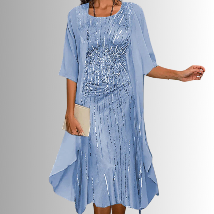 Peyton | Women's Summer Two Piece Midi Floral Dress