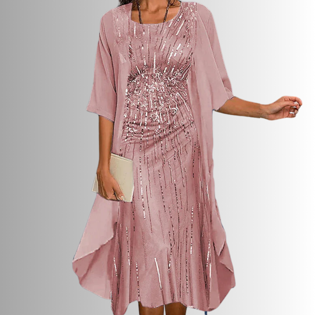 Peyton | Women's Summer Two Piece Midi Floral Dress