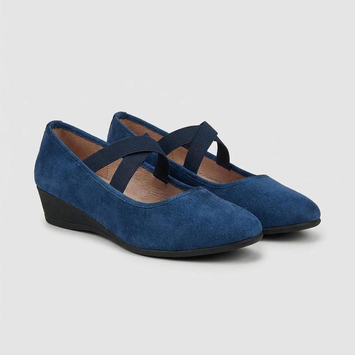 Rebecca | Women Orthopedic Cross Strap Wedge Shoes