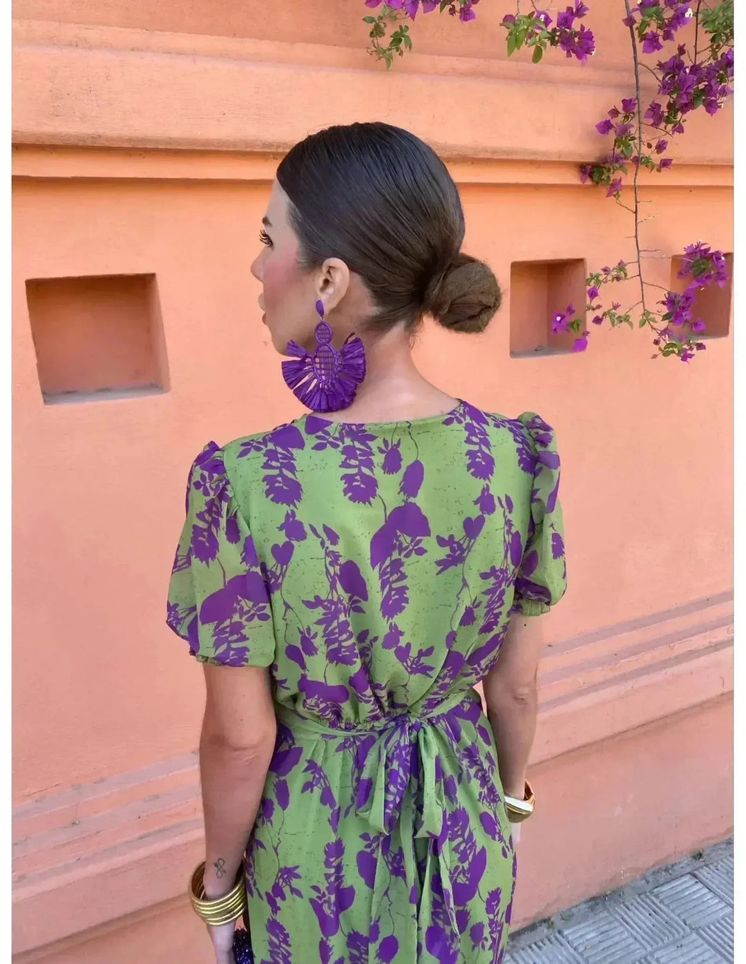 Rebecca | Women's Summer Floral Wrap Mini Dress