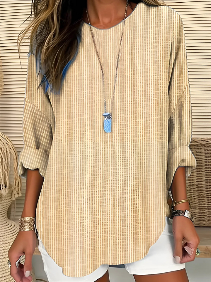 Rina | Modern Striped Blouse