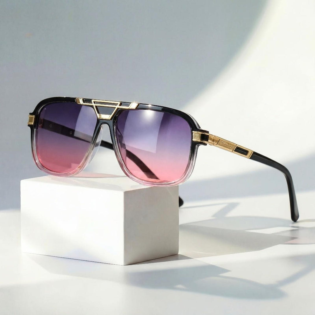 Ryan | Sunglasses Retro Aviator UV400 Protection Gradient Lenses