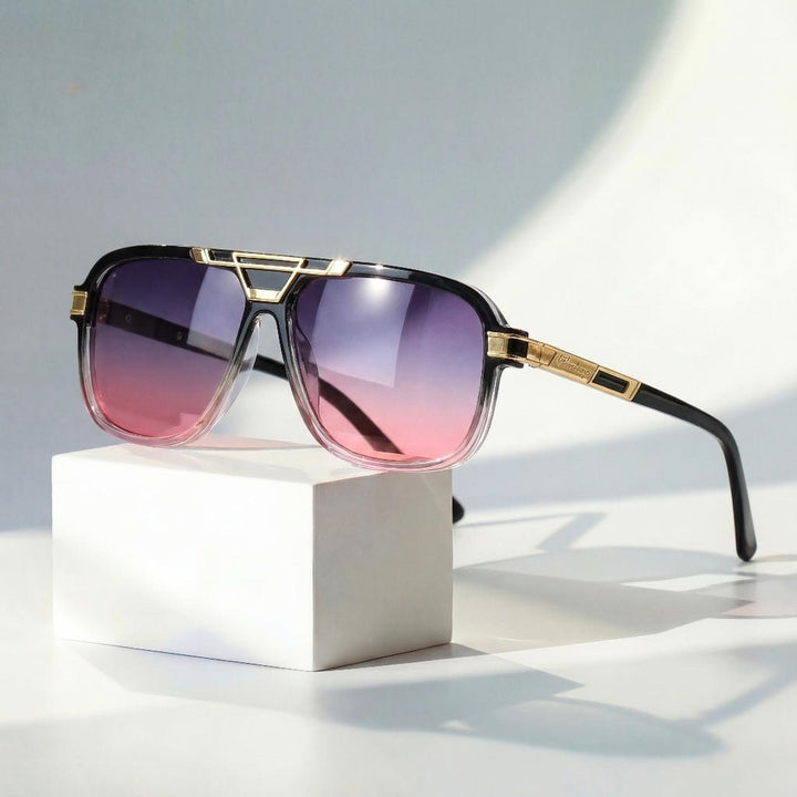 Ryan | Sunglasses Retro Aviator UV400 Protection Gradient Lenses