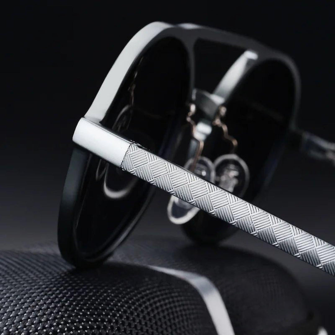 Samuel | Sunglasses Round Aviator Aluminum Frame Polarized UV Protection