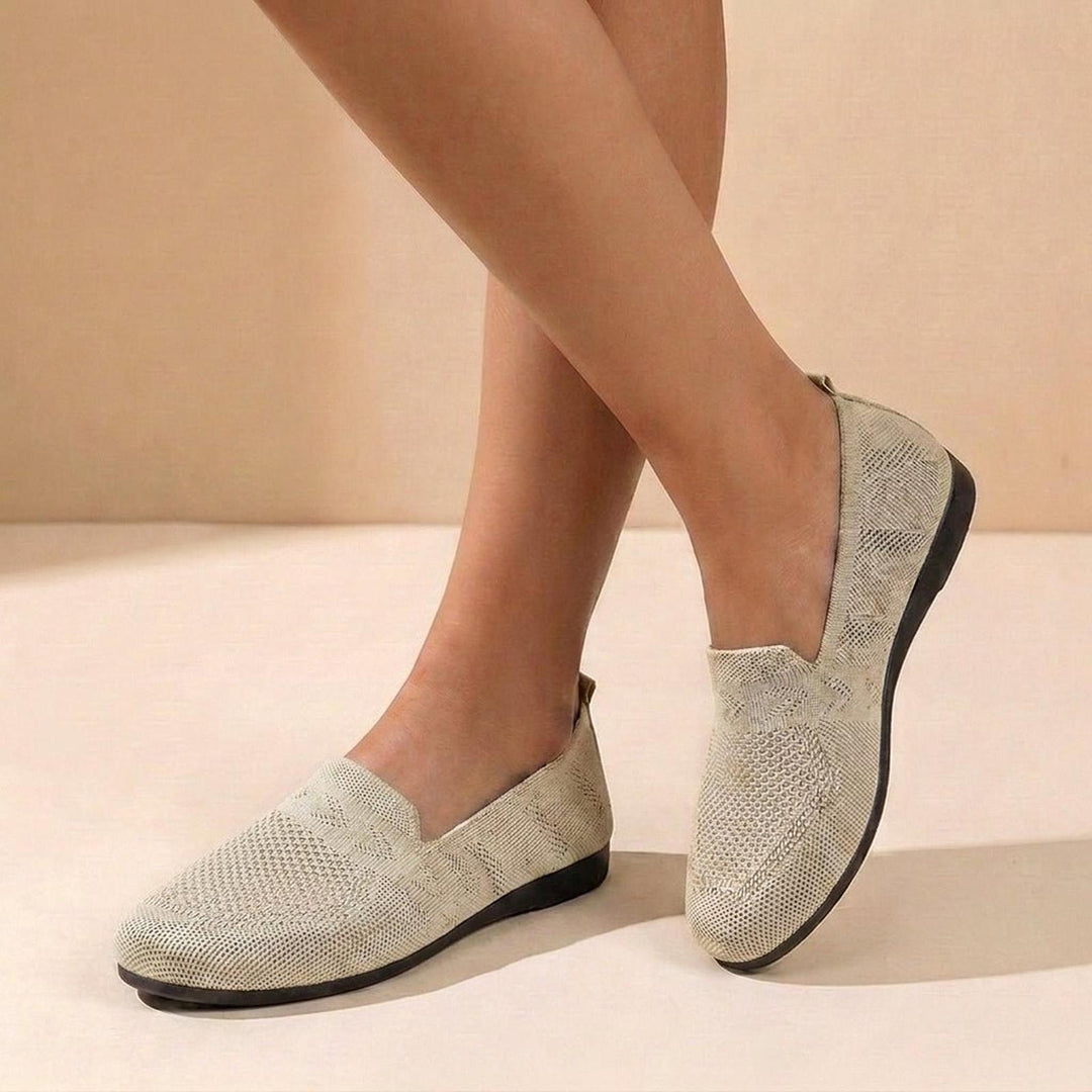 Scarlett | Orthopedic Slip-On Flats Knit Round Toe Comfort