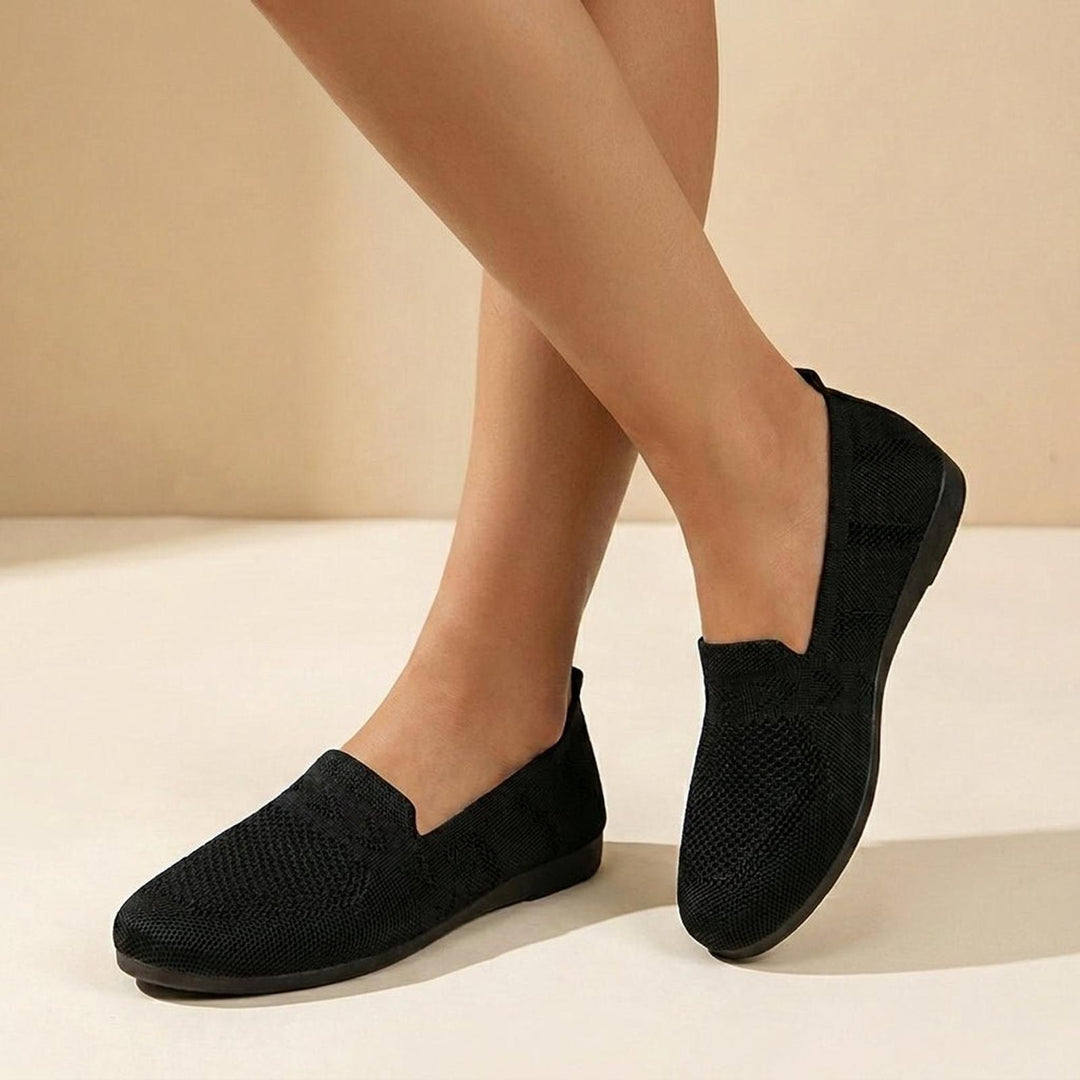 Scarlett | Orthopedic Slip-On Flats Knit Round Toe Comfort