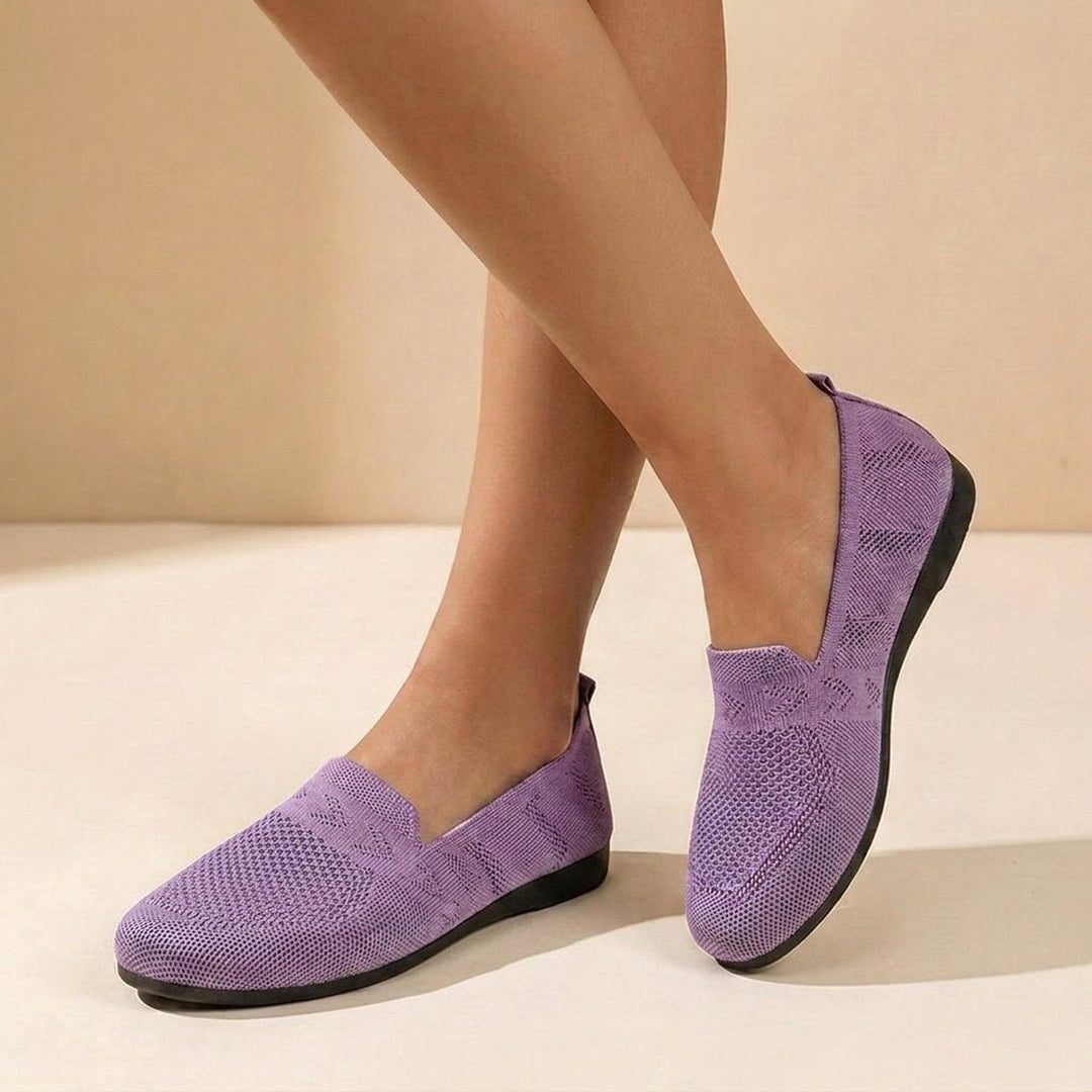 Scarlett | Orthopedic Slip-On Flats Knit Round Toe Comfort