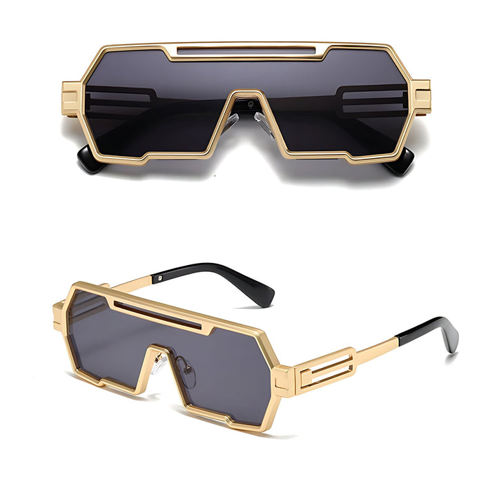 Scarlett | Sunglasses Metal Square Frame Steampunk UV Protection