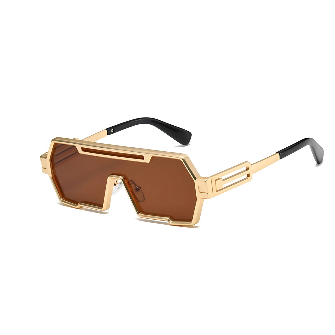 Scarlett | Sunglasses Metal Square Frame Steampunk UV Protection