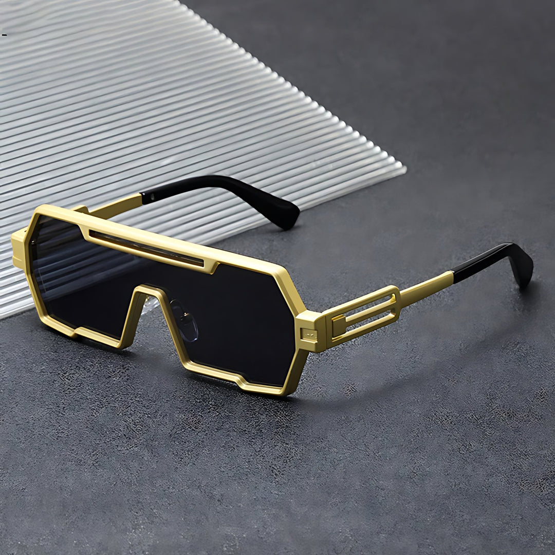 Scarlett | Sunglasses Metal Square Frame Steampunk UV Protection