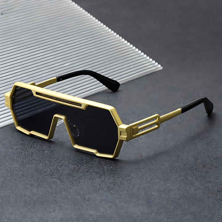 Scarlett | Sunglasses Metal Square Frame Steampunk UV Protection