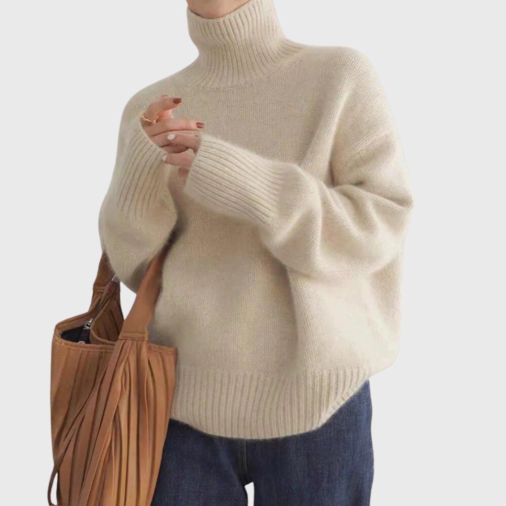 Sophia | Cashmere Turtleneck Sweater Women's Relaxed Fit
