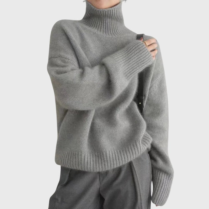 Sophia | Cashmere Turtleneck Sweater Women's Relaxed Fit