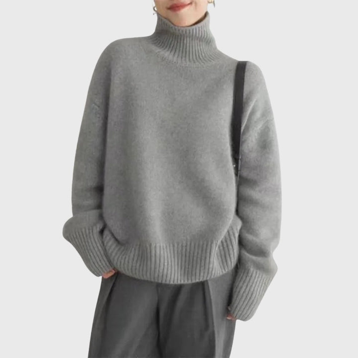 Sophia | Cashmere Turtleneck Sweater Women's Relaxed Fit