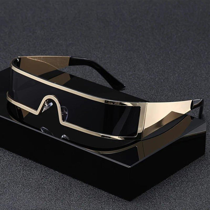 Sophia | Sunglasses Futuristic Wraparound Visor Cyberpunk Style