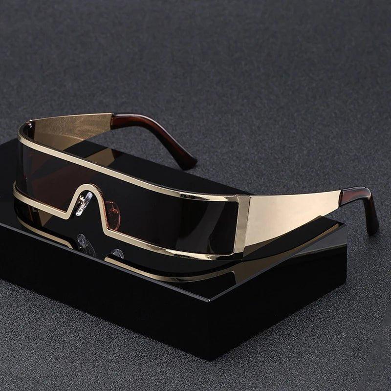Sophia | Sunglasses Futuristic Wraparound Visor Cyberpunk Style