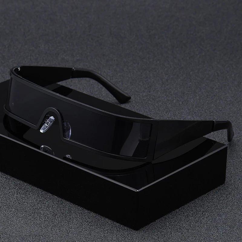 Sophia | Sunglasses Futuristic Wraparound Visor Cyberpunk Style